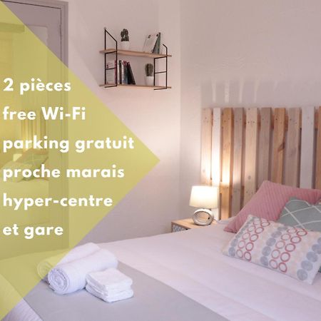 Le Vaillant, Appartement T2, Proche Gare, Hyper-Centre Et Marais, 1 A 2 Personnes, Wifi 博格斯 外观 照片